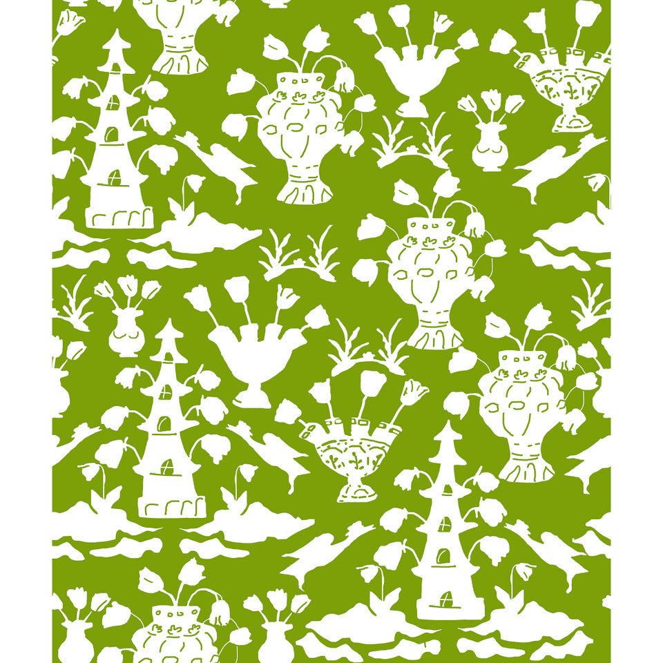 Dana Gibson Tulipiere Wallpaper