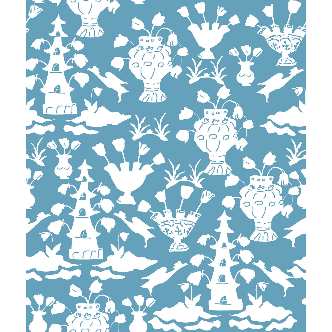 Dana Gibson Tulipiere Wallpaper