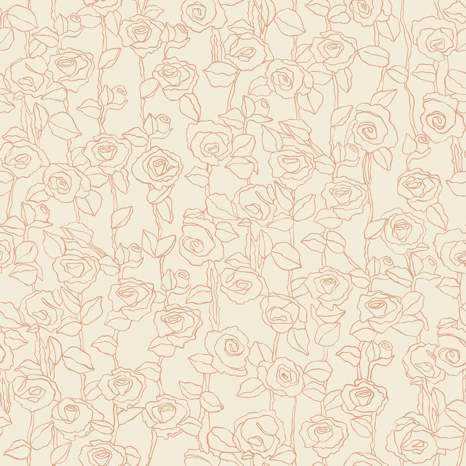 Susan Hable Trellis Wallpaper