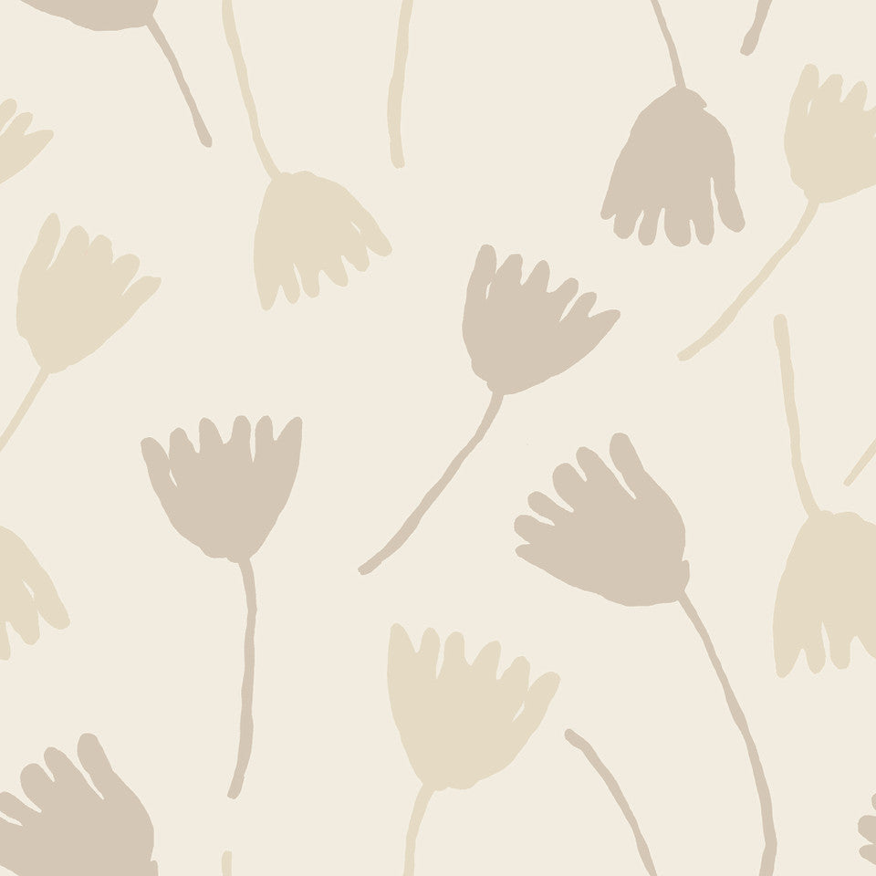 Susan Hable Tossed Tulips Wallpaper