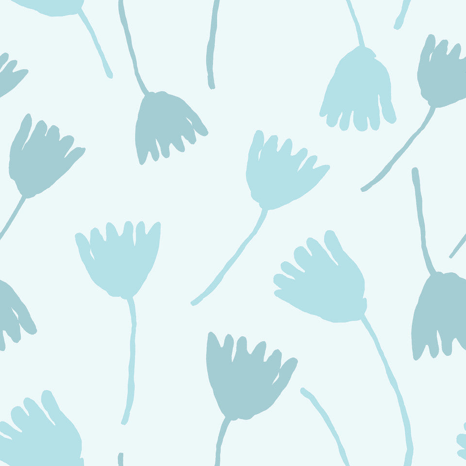 Susan Hable Tossed Tulips Wallpaper