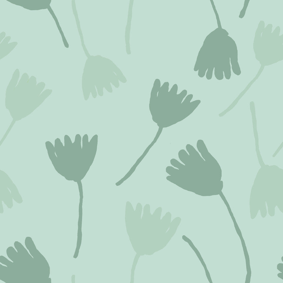 Susan Hable Tossed Tulips Wallpaper