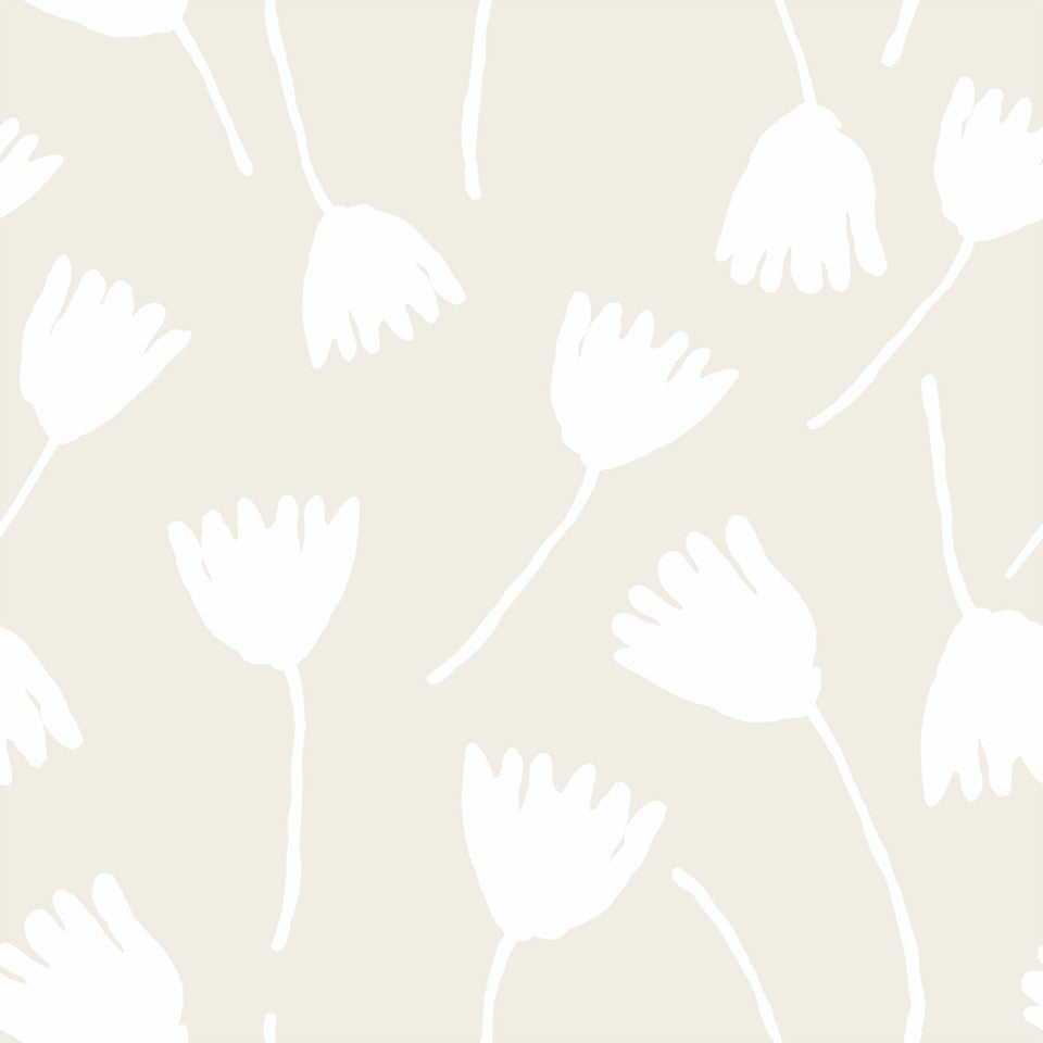 Susan Hable Tossed Tulips Wallpaper