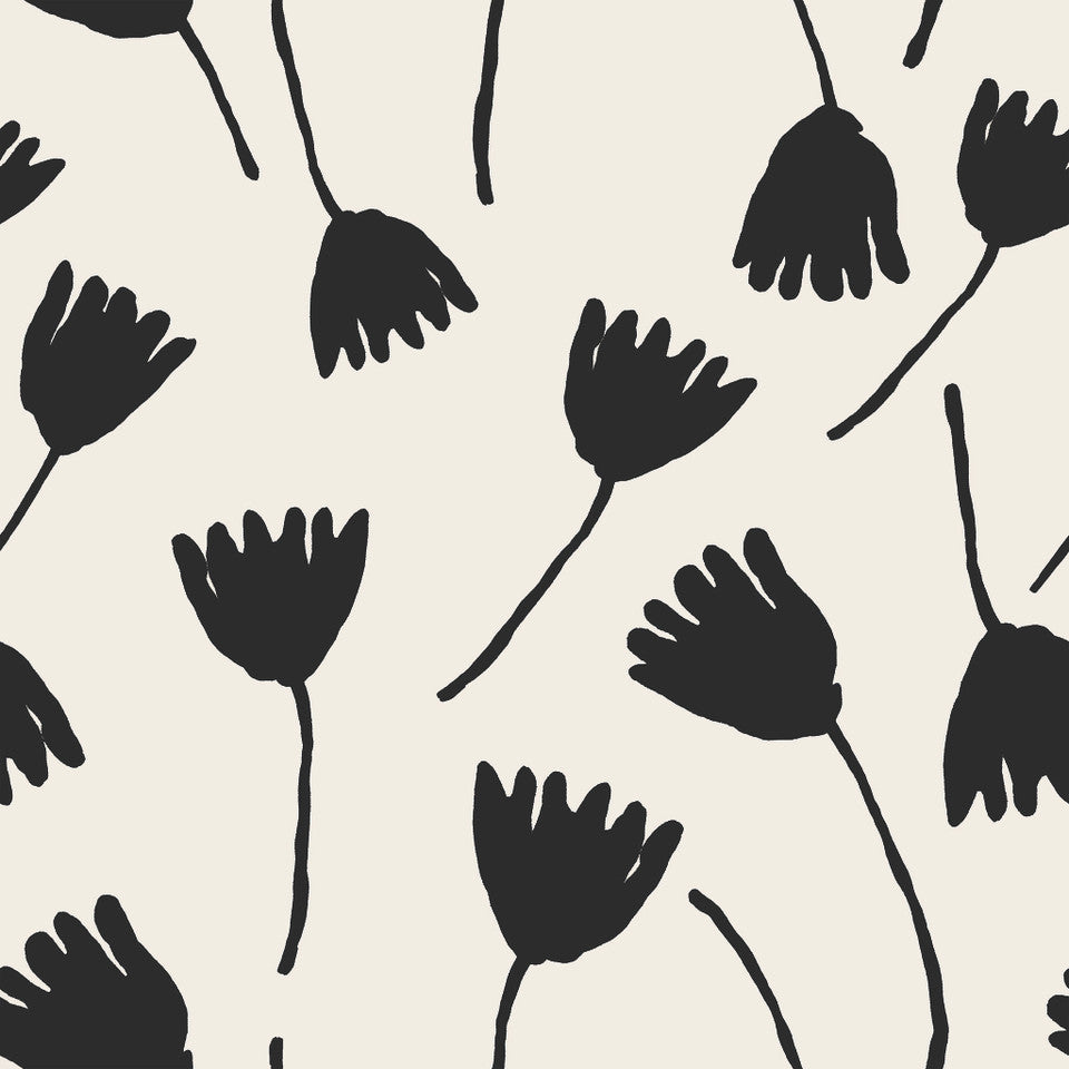 Susan Hable Tossed Tulips Wallpaper