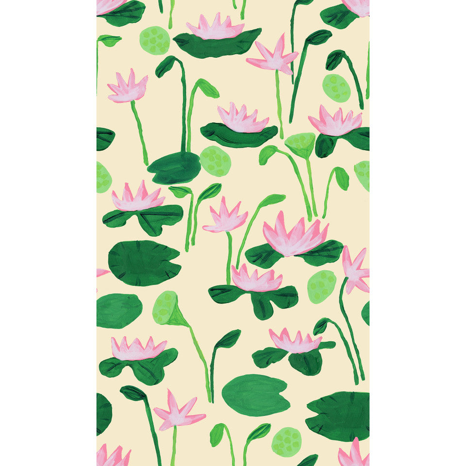 Susan Hable Floating Lotus Wallpaper