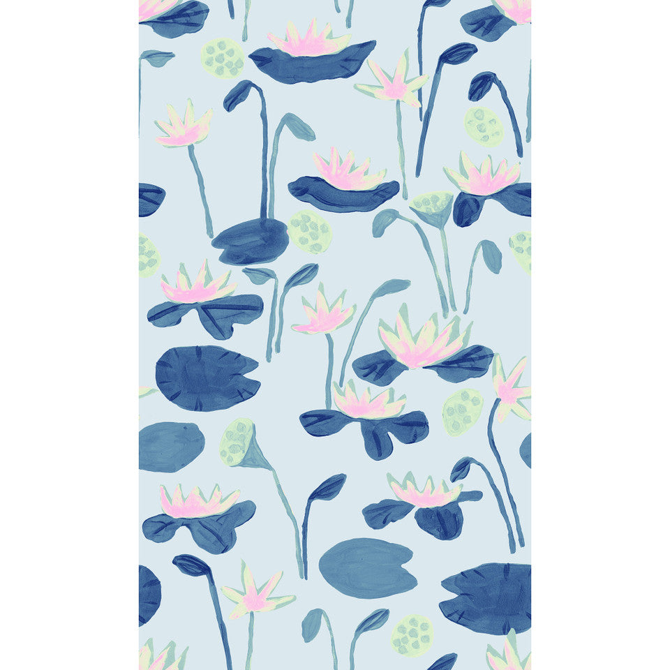 Susan Hable Floating Lotus Wallpaper