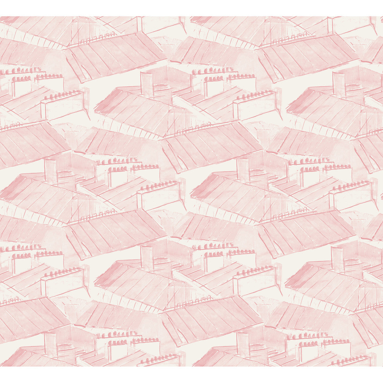 Paule Marrot Rooftops Wallpaper