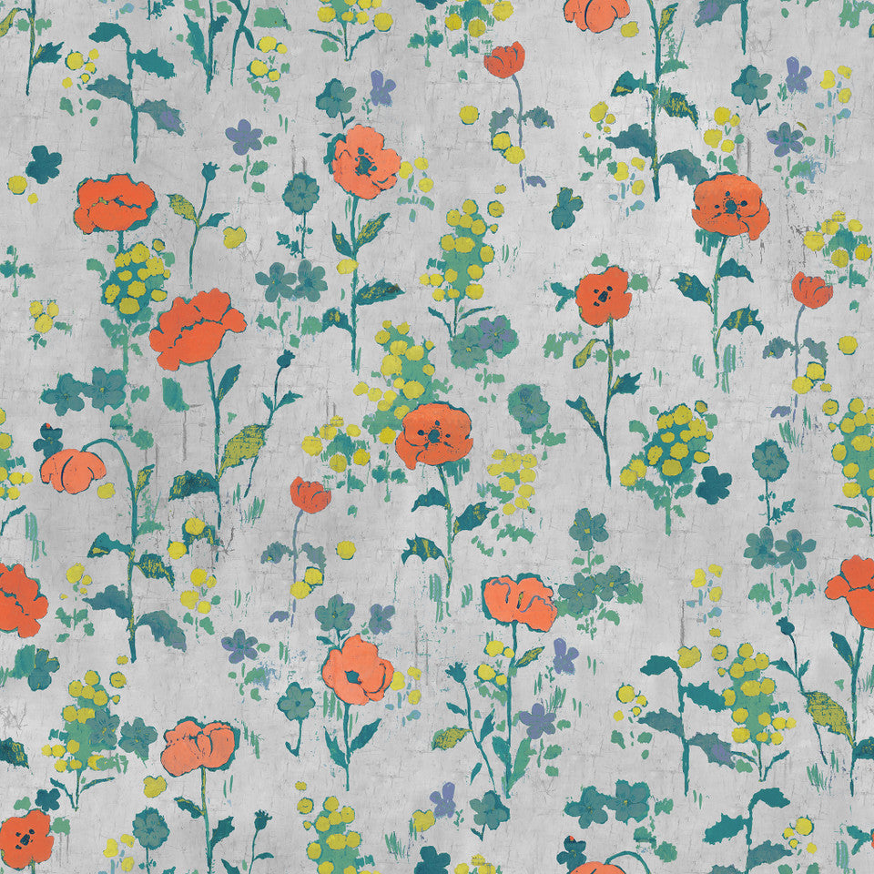 Paule Marrot Poppies Wallpaper