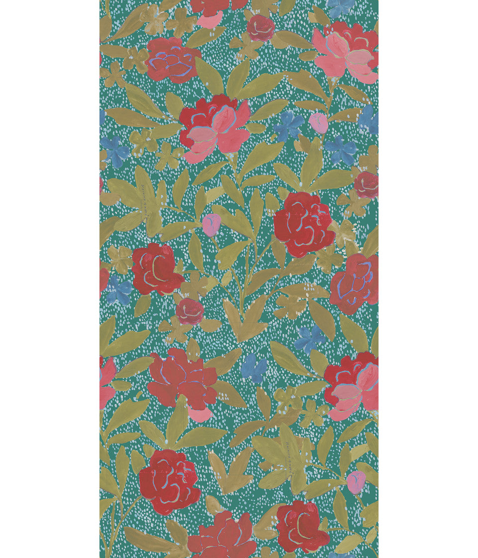 Paule Marrot Large Scale, Floral Bouquet Wallpaper