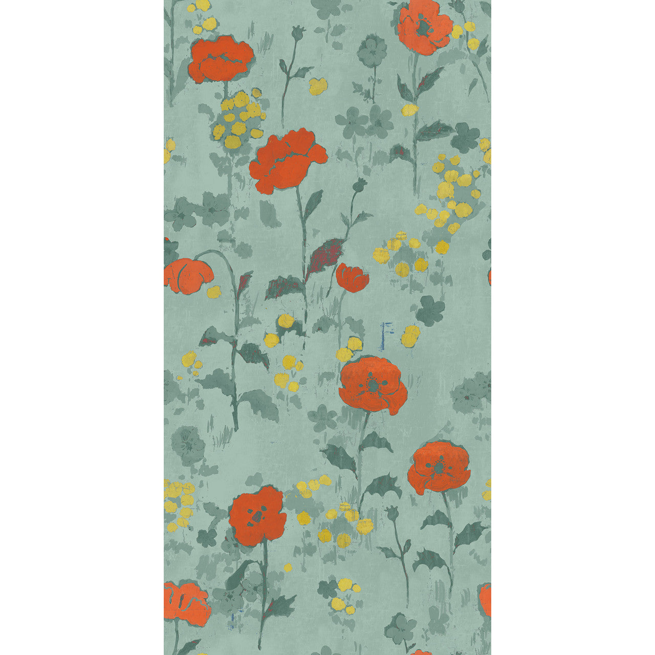 Paule Marrot Poppies Large Scale Wallpaper