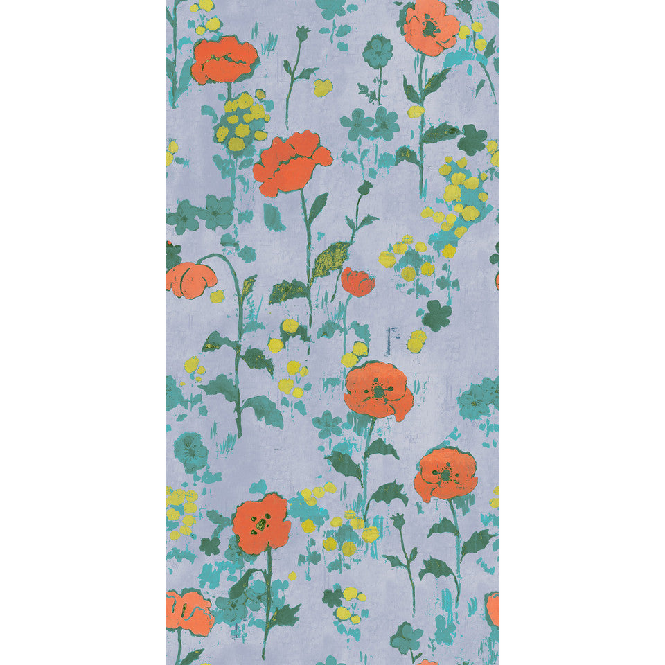 Paule Marrot Poppies Large Scale Wallpaper