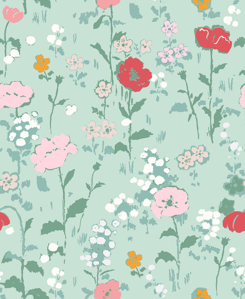 Paule Marrot Poppies (Var. 2) Wallpaper