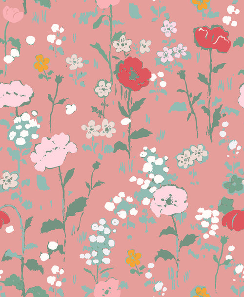 Paule Marrot Poppies (Var. 2) Wallpaper