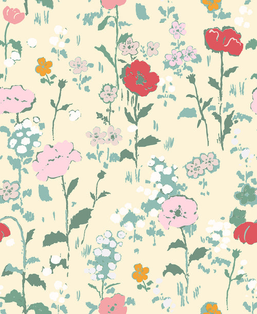 Paule Marrot Poppies (Var. 2) Wallpaper