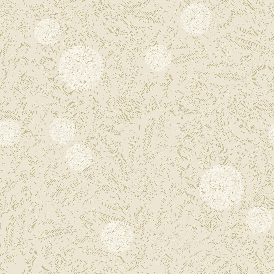 Yuki Osada Floral Stamps Wallpaper
