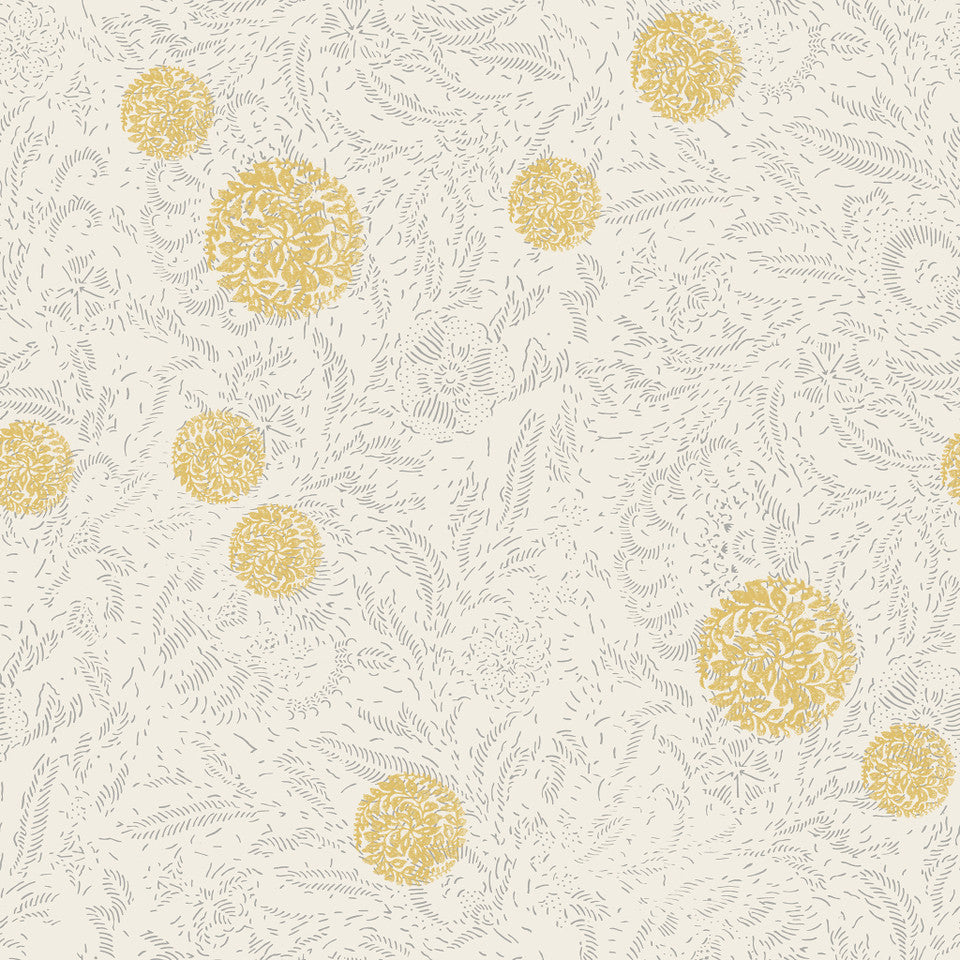Yuki Osada Floral Stamps Wallpaper