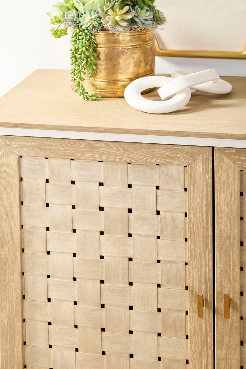 Essentials For Living Weave Media Sideboard