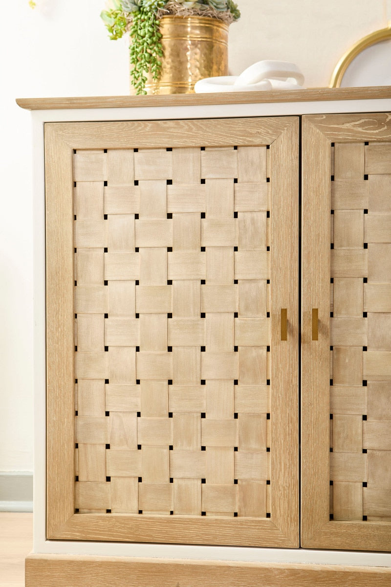 Essentials For Living Weave Media Sideboard