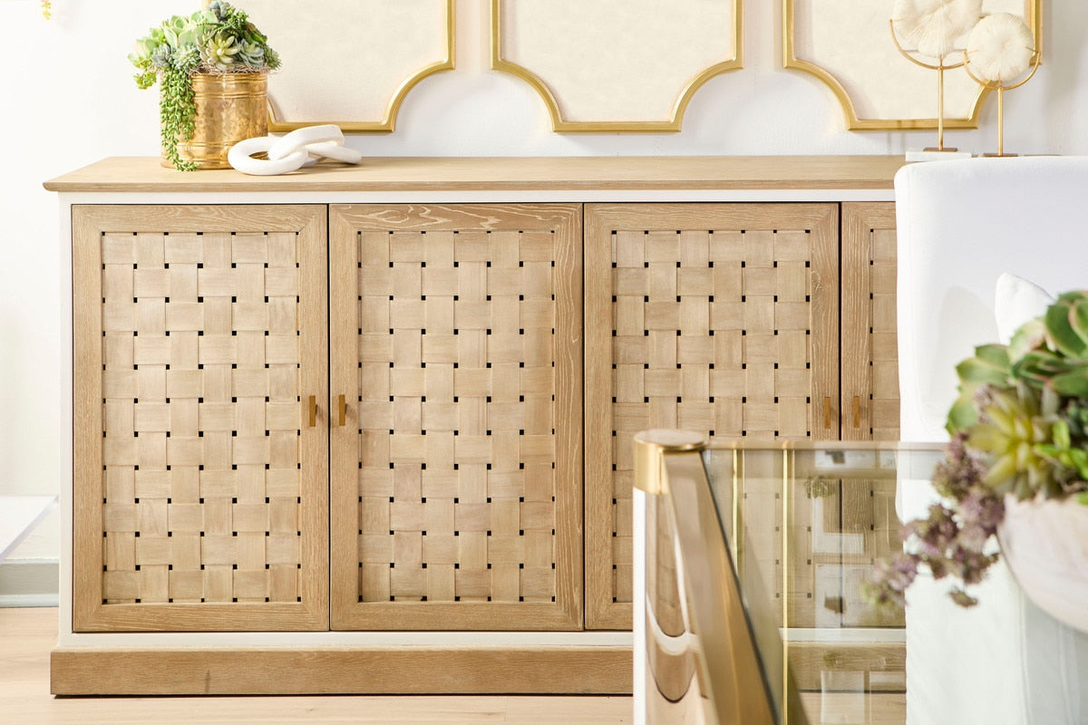 Essentials For Living Weave Media Sideboard