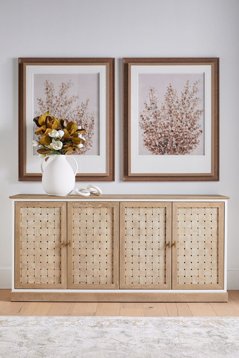 Essentials For Living Weave Media Sideboard