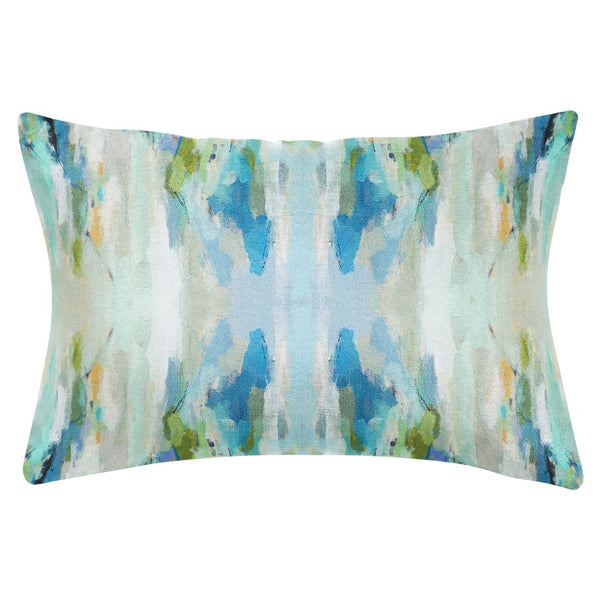 Wintergreen Cotton Linen Pillow by Laura Park