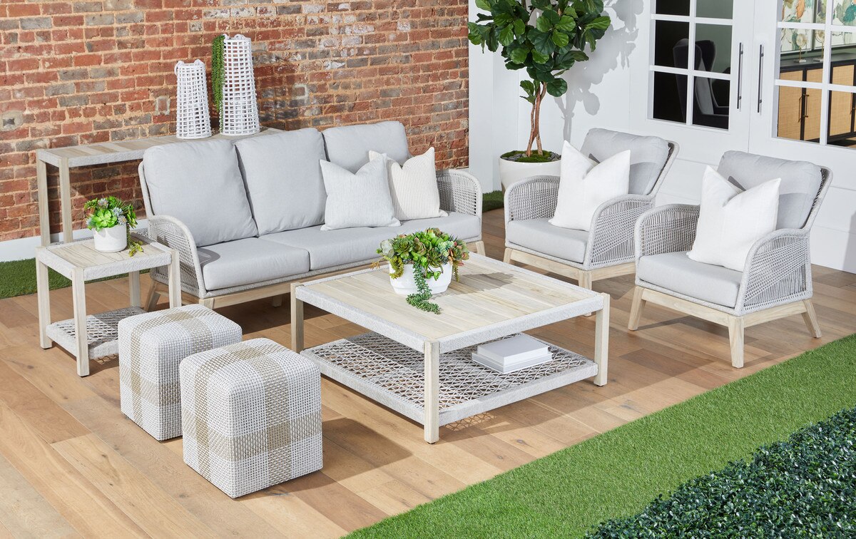 Essentials For Living Wrap Outdoor Square Coffee Table