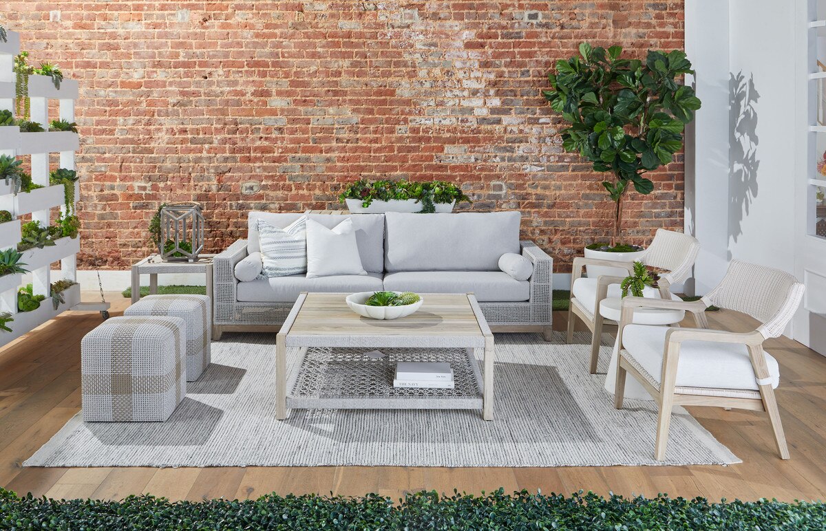 Essentials For Living Wrap Outdoor Square Coffee Table