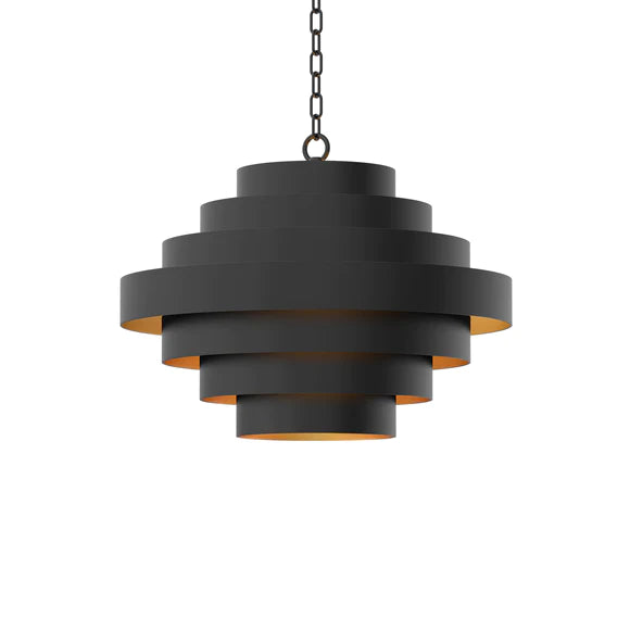 Zentique Nordic Black Chandelier
