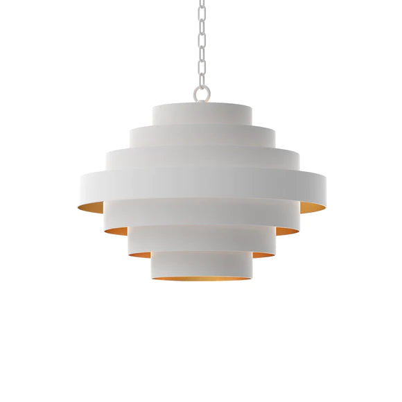 Zentique Nordic White Chandelier