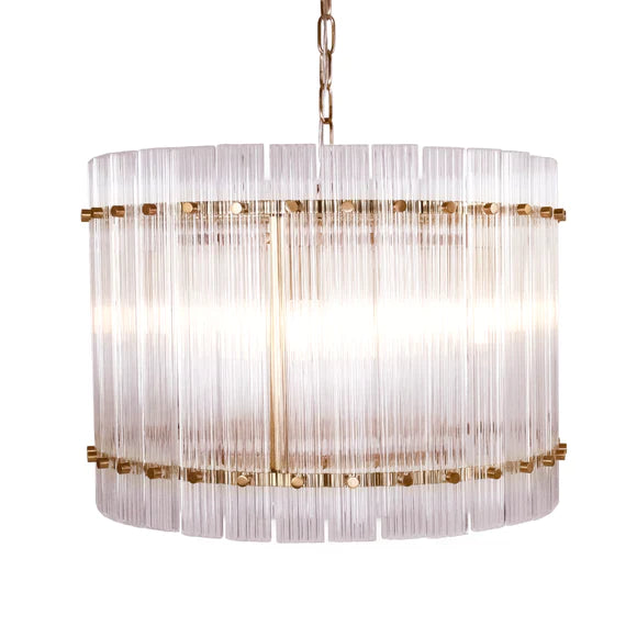 Zentique Cordelia Crystal Drum Chandelier