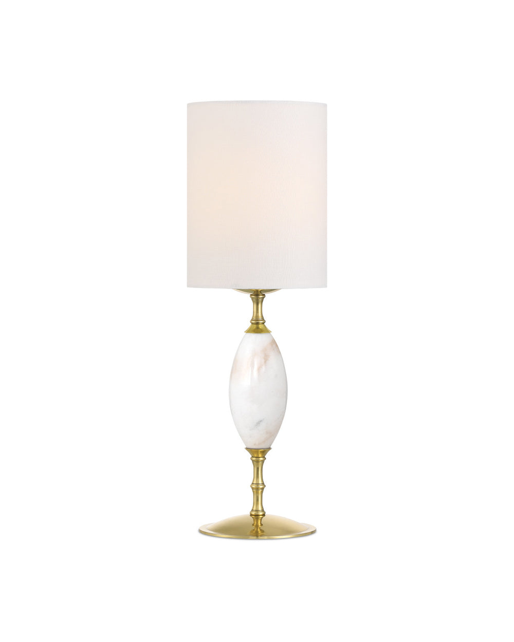 Currey & Company Marche White Cordless Table Lamp