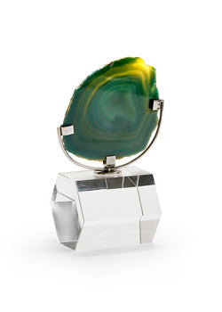Chelsea House Small Agate On Stand Green