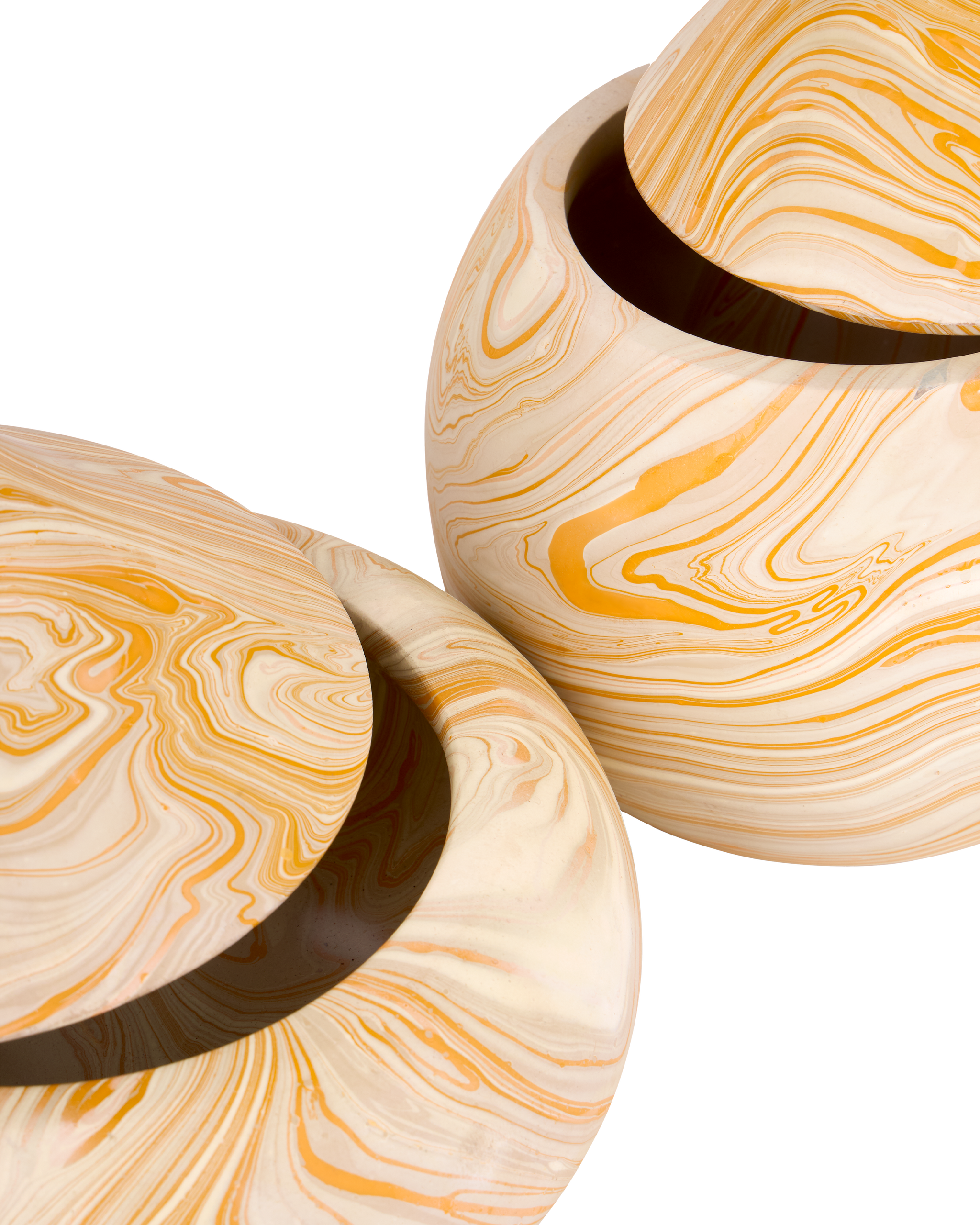 Currey & Company Anasi Yellow Box Set Of 2