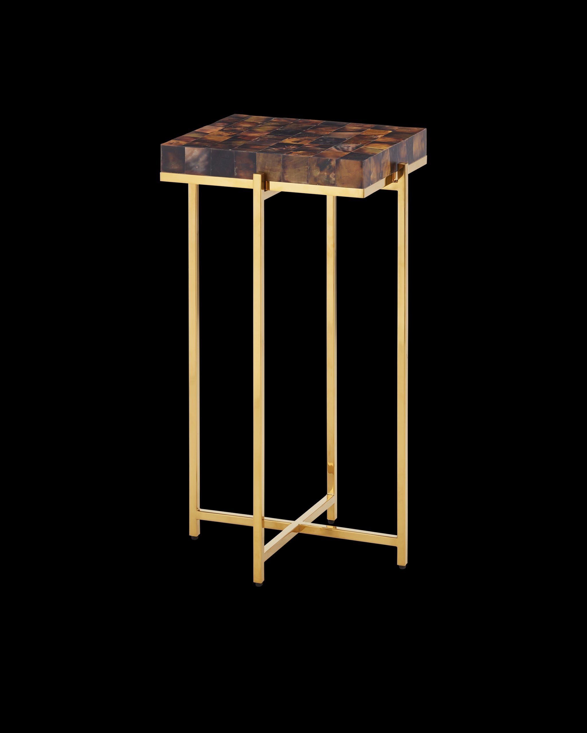 Currey & Company Casey Brown Accent Table