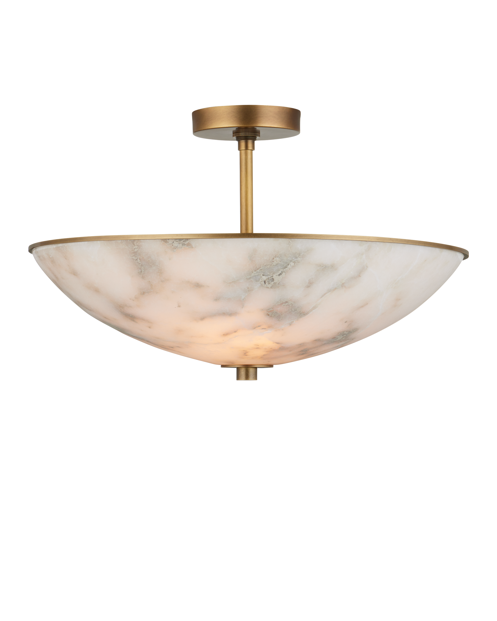 Currey & Company Volterra Small Semi Flush Mount