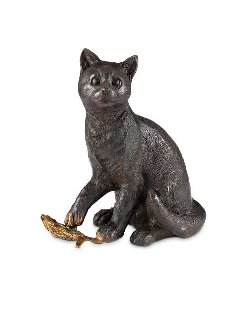 Currey & Company Gatto Bronze