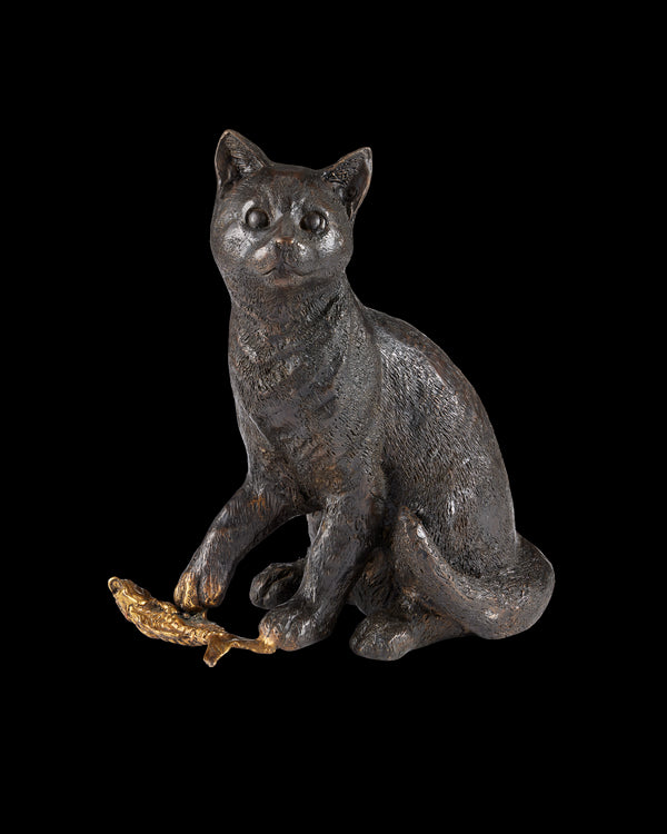 Currey & Company Gatto Bronze