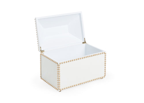 Chelsea House Chic Studded Box White