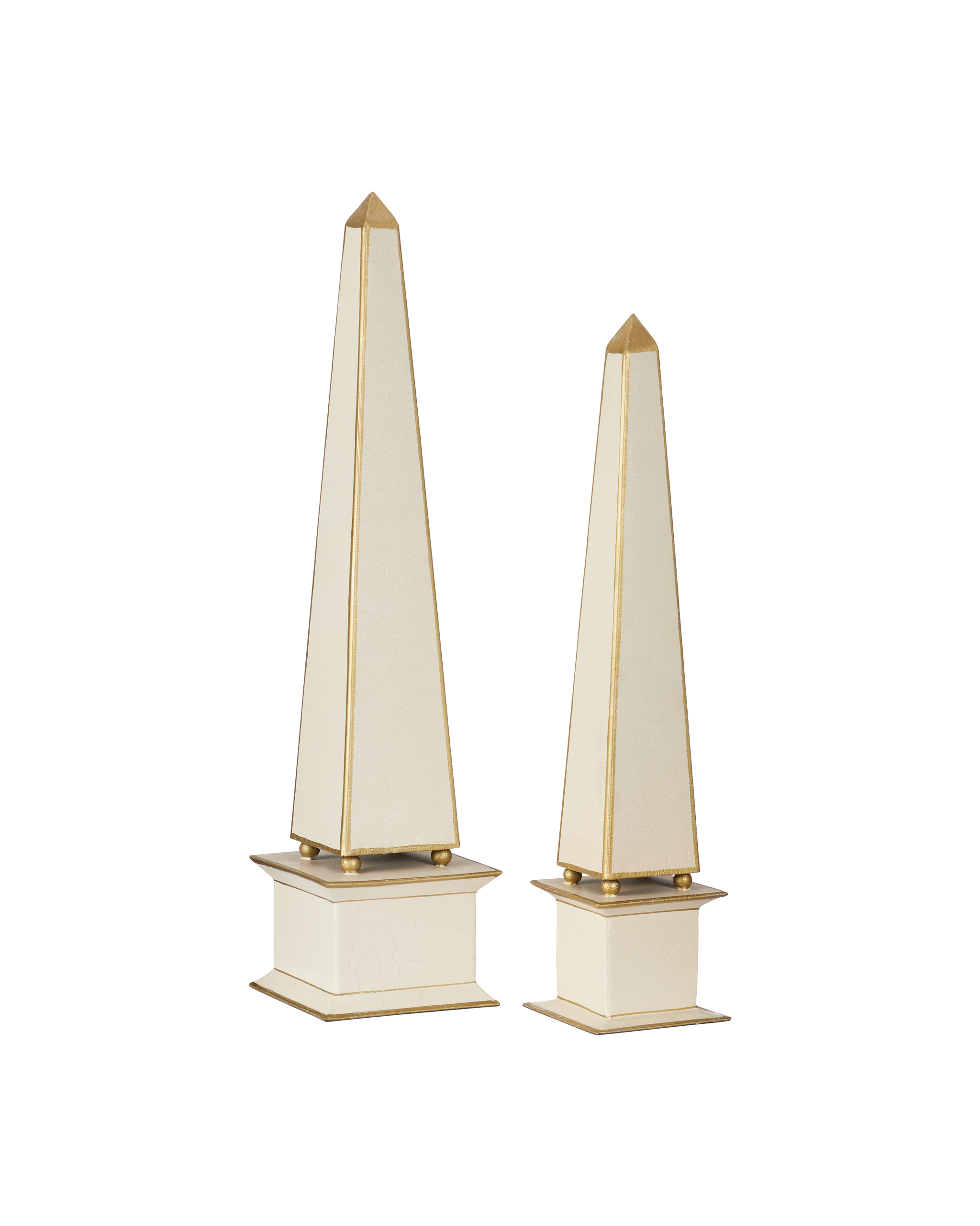 Currey & Company Daphne Obelisk Set Of 2