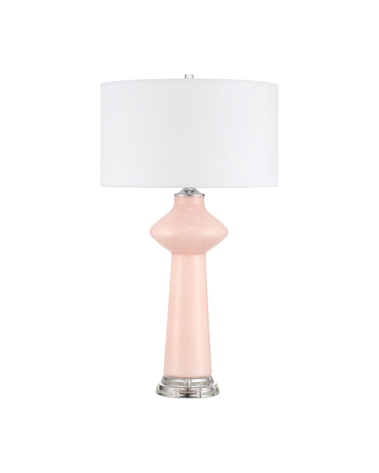 Currey & Company Henrietta Pink Glass Table Lamp