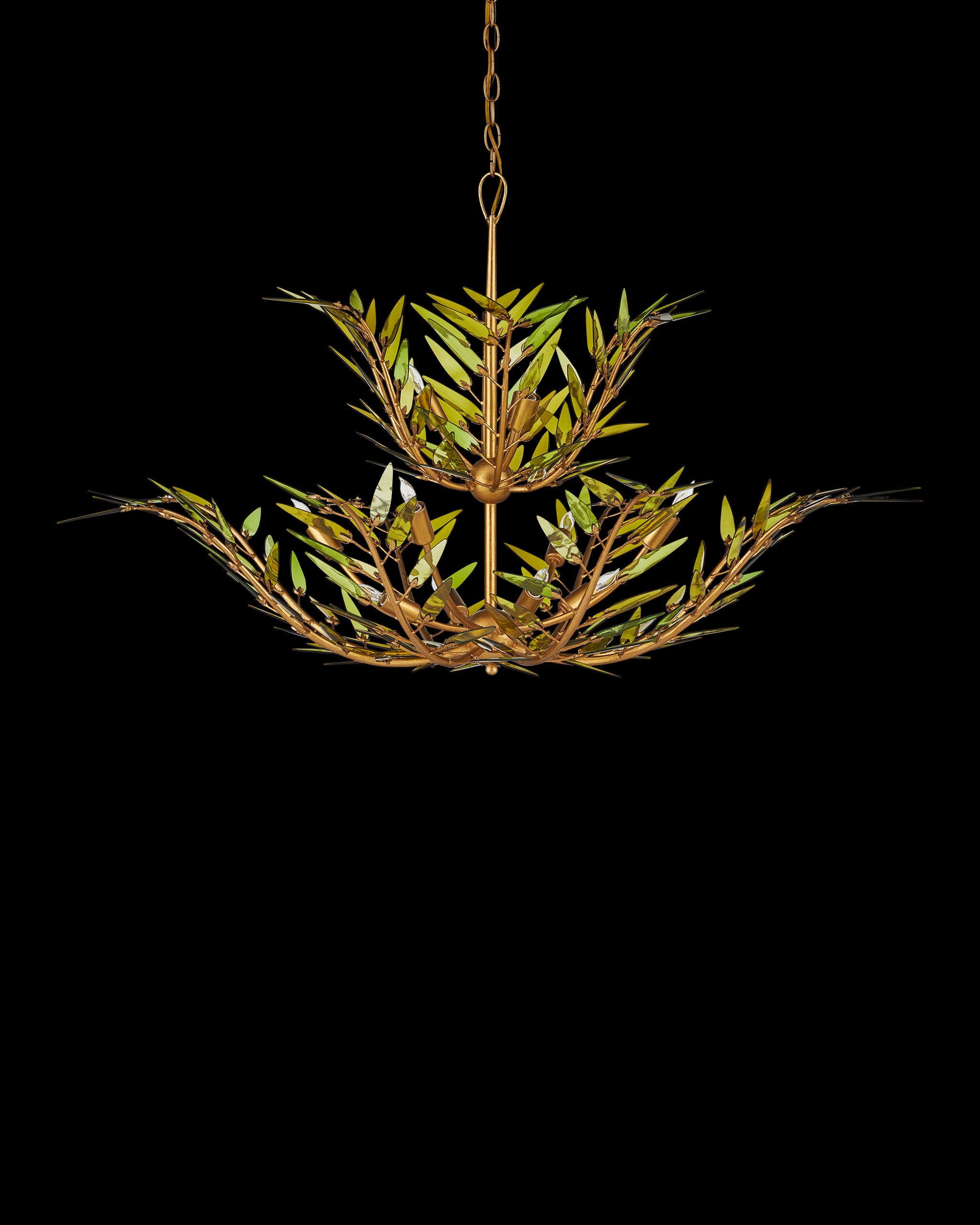 Currey & Company Babylon Two Tier Chandelier