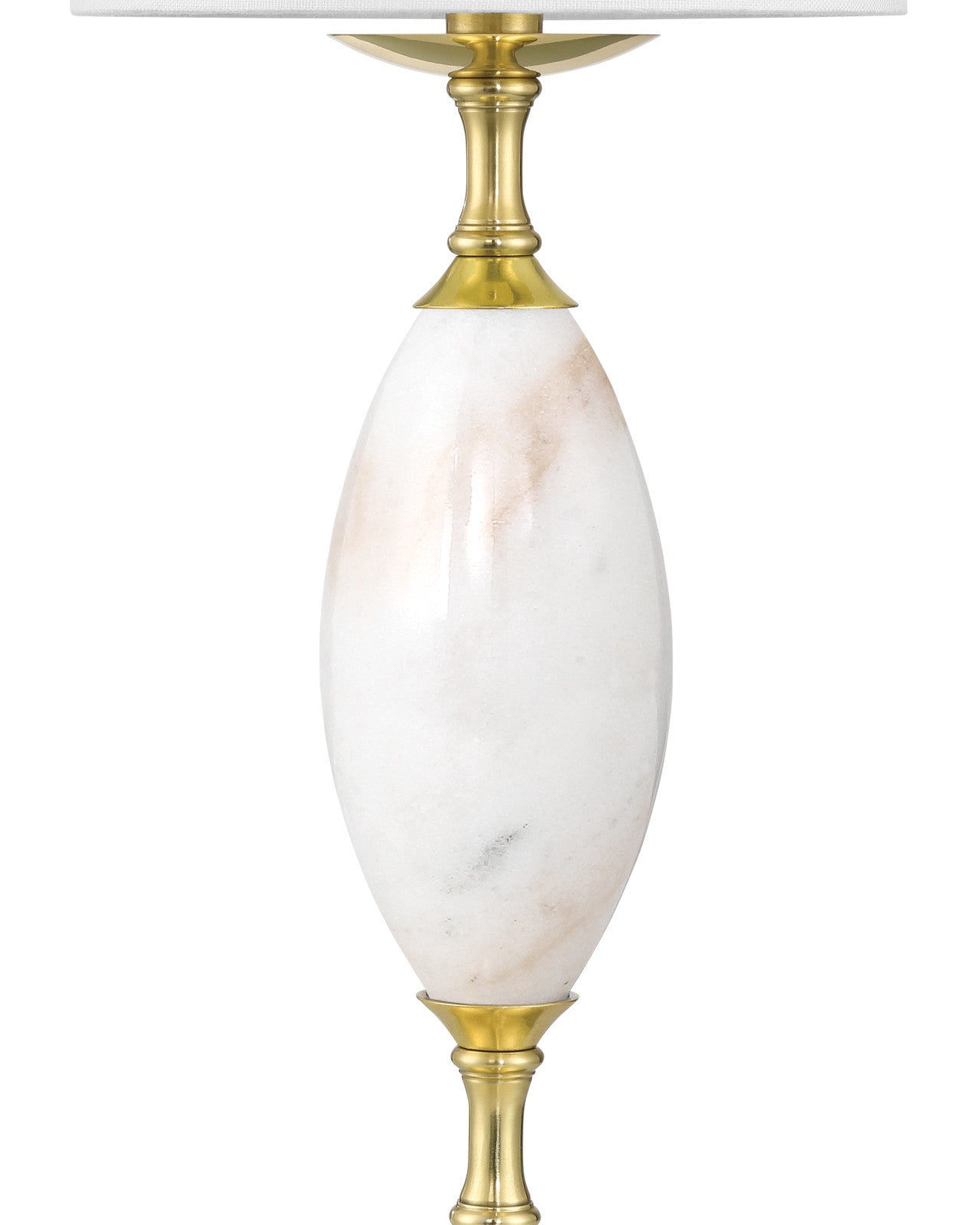 Currey & Company Marche White Cordless Table Lamp