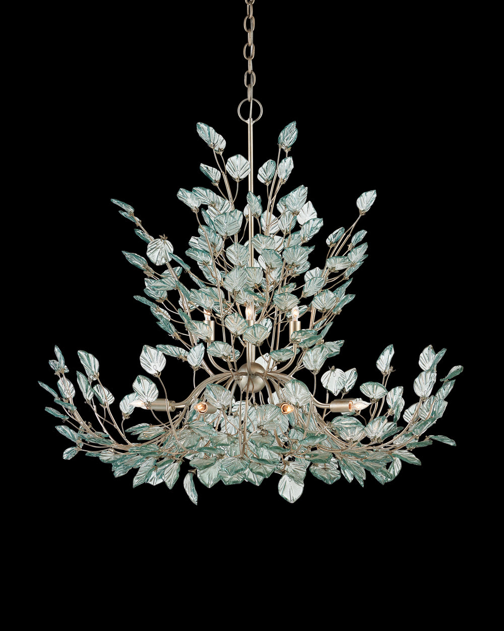 Currey & Company Baobab Large Silver Chandelier