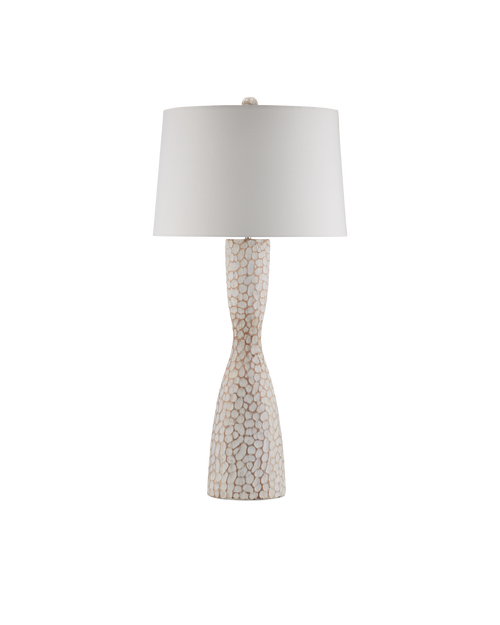 Currey & Company Edwell Whitewash Table Lamp