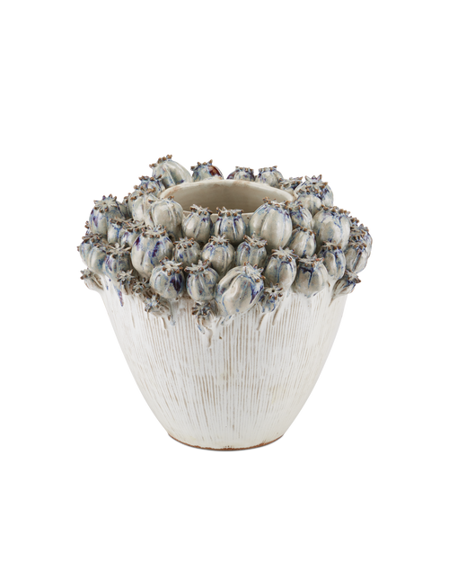 Currey & Company Poppy Pod Crown Medium Vase