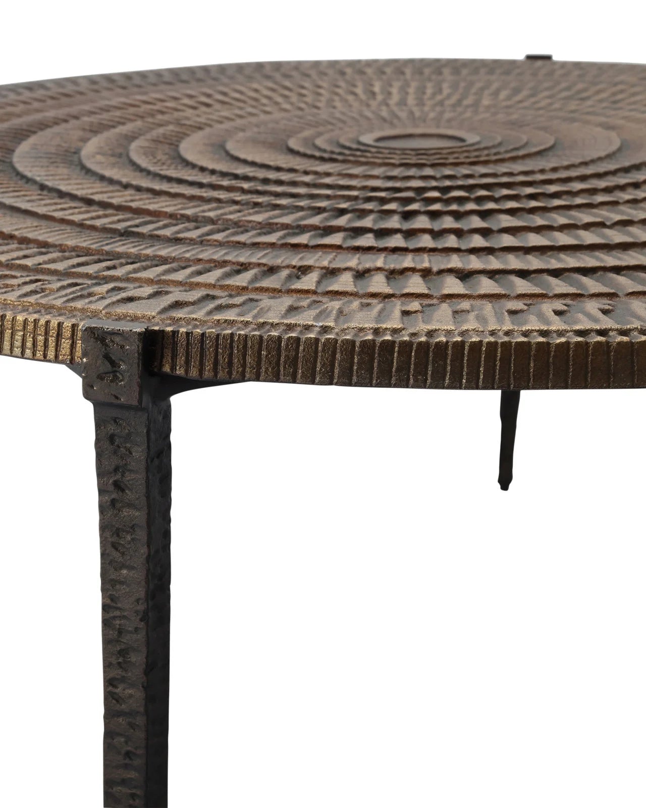 Currey & Company 16.25" Unity Cast Aluminum Cocktail Table