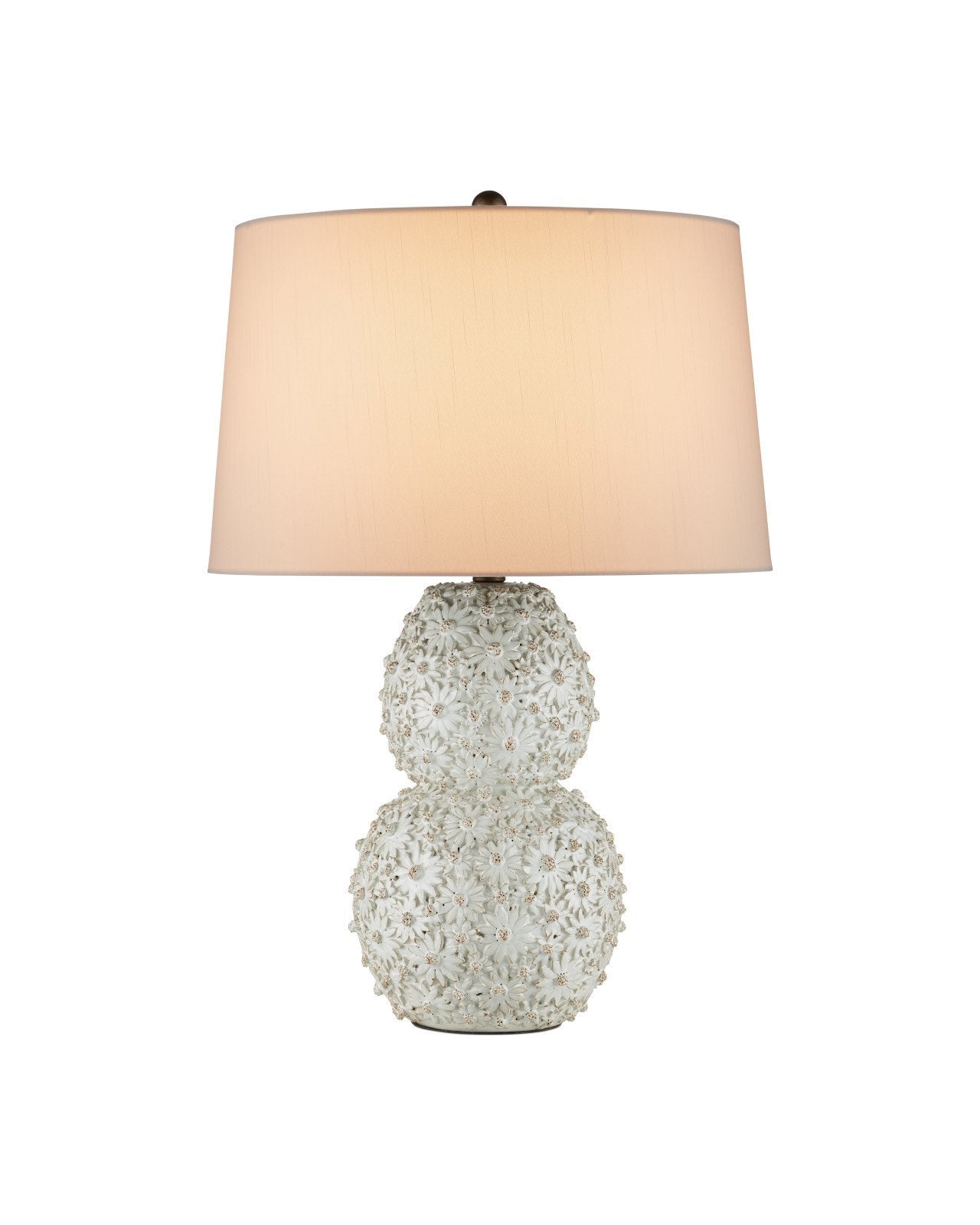 Currey & Company Jessamine White Ceramic Table Lamp