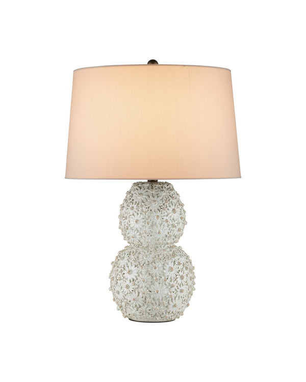 Currey & Company Jessamine White Ceramic Table Lamp