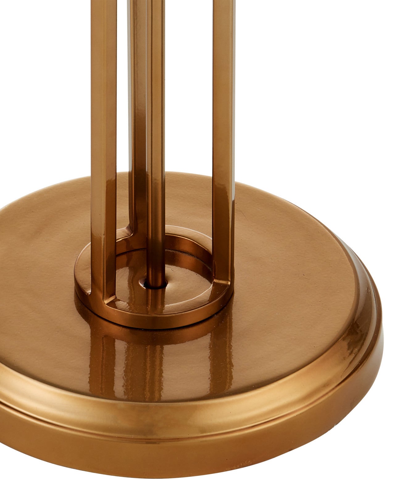 Currey & Company Metropolis Metallic Champagne Floor Lamp