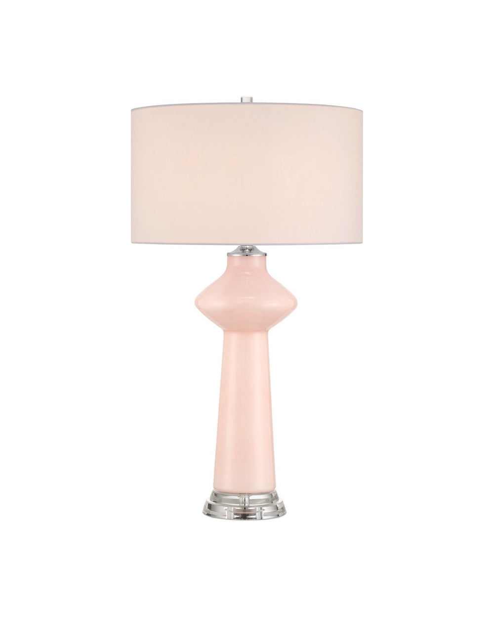 Currey & Company Henrietta Pink Glass Table Lamp